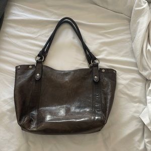 Frye Italian leather tote